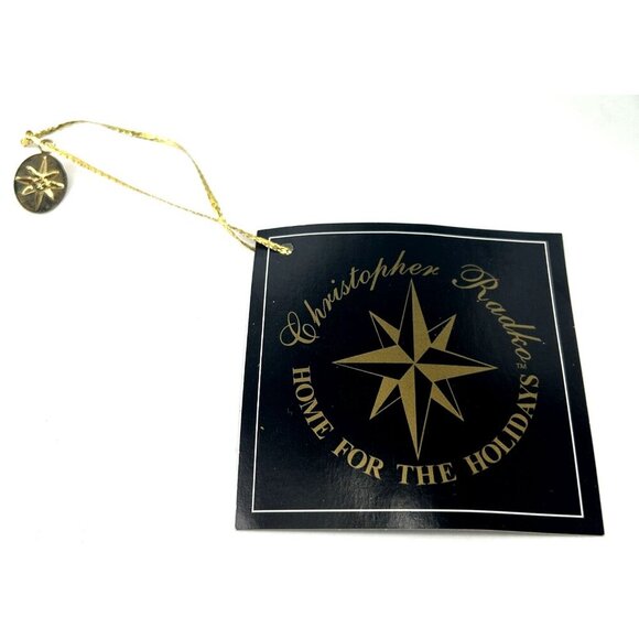 Christopher Radko Midnight Magic Ornament Set 3 Piece Flying Santa Christmas 9" - Picture 13 of 14